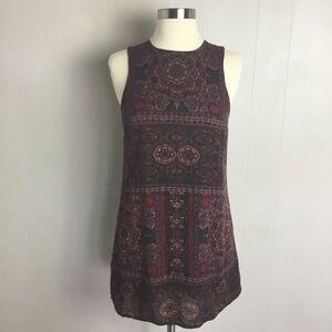 Urban Outfitters Ecote Burgundy Mini Dress Size XS